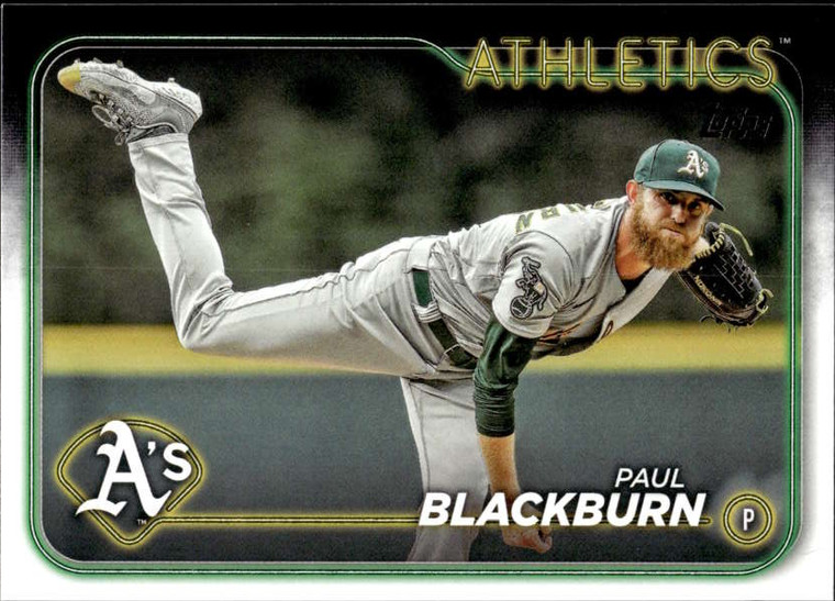 2024 Topps #647 Paul Blackburn NM-MT Oakland Athletics 