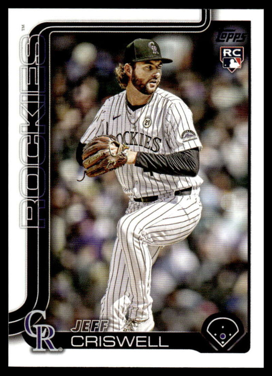 2025 Topps Update #US5 Jeff Criswell NM-MT RC Rookie Colorado Rockies 
