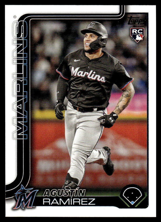 2025 Topps Update #US11 Agustin Ramirez NM-MT RC Rookie Miami Marlins 