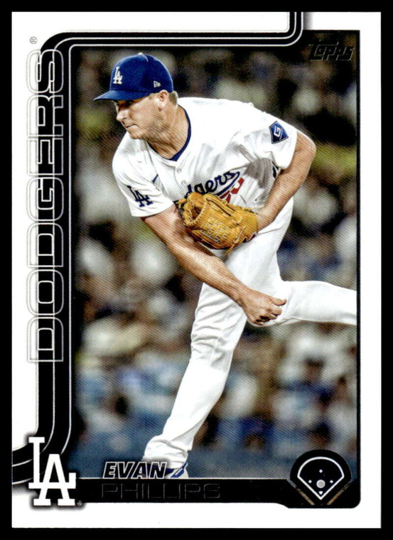 2025 Topps Update #US18 Evan Phillips NM-MT Los Angeles Dodgers 