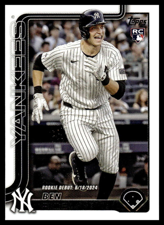 2025 Topps Update #US25 Ben Rice Rookie Debut NM-MT New York Yankees 