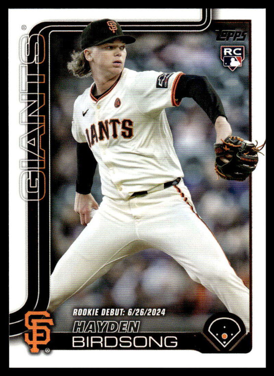 2025 Topps Update #US34 Hayden Birdsong Rookie Debut NM-MT San Francisco Giants 