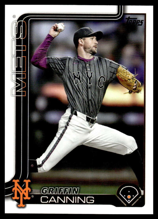 2025 Topps Update #US40 Griffin Canning NM-MT New York Mets 