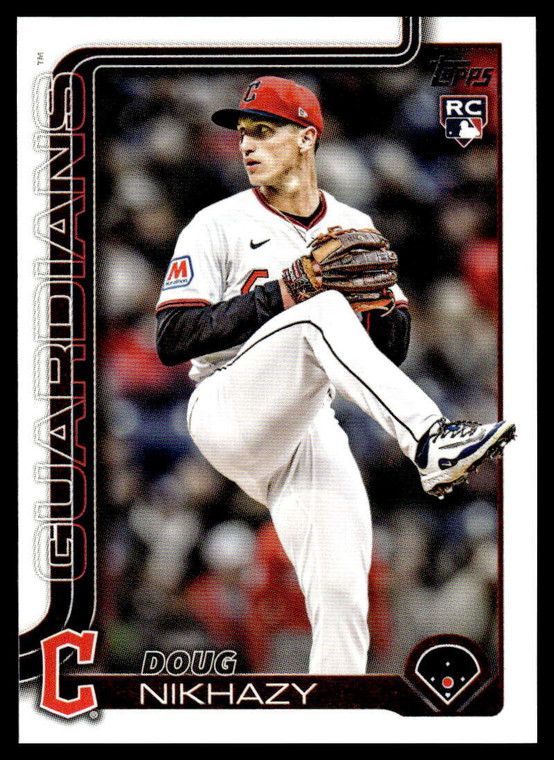2025 Topps Update #US44 Doug Nikhazy NM-MT RC Rookie Cleveland Guardians 