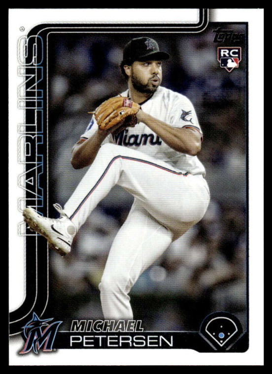 2025 Topps Update #US49 Michael Petersen NM-MT RC Rookie Miami Marlins 