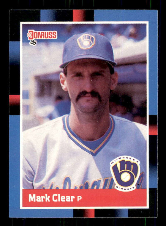 1988 Donruss #372 Mark Clear NM-MT Milwaukee Brewers 