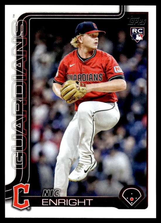 2025 Topps Update #US67 Nic Enright NM-MT RC Rookie Cleveland Guardians 