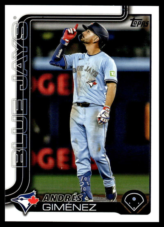 2025 Topps Update #US75 Andres Gimenez NM-MT Toronto Blue Jays 