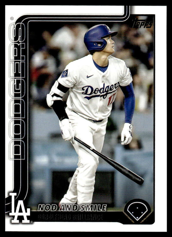 2025 Topps Update #US84 Shohei Ohtani Season Highlights/Checklist NM-MT Los Angeles Dodgers 