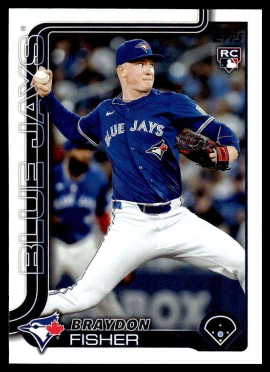2025 Topps Update #US89 Braydon Fisher NM-MT RC Rookie Toronto Blue Jays 