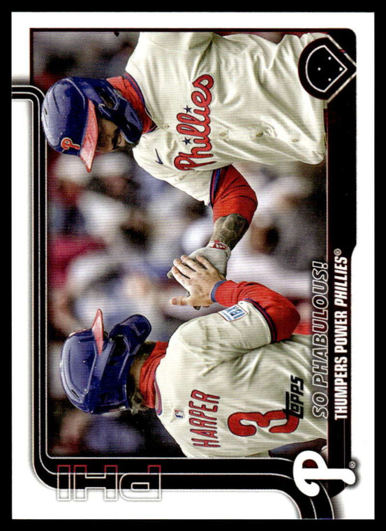 2025 Topps Update #US107 Bryce Harper/Nick Castellanos Veteran Combos NM-MT Philadelphia Phillies 