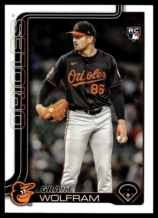 2025 Topps Update #US114 Grant Wolfram NM-MT RC Rookie Baltimore Orioles 