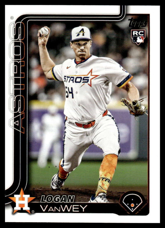 2025 Topps Update #US117 Logan VanWey NM-MT RC Rookie Houston Astros 