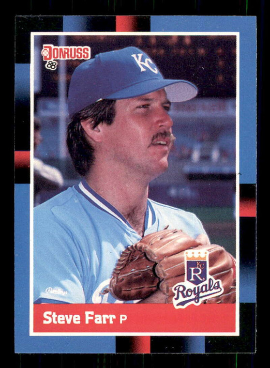 1988 Donruss #378 Steve Farr NM-MT Kansas City Royals 