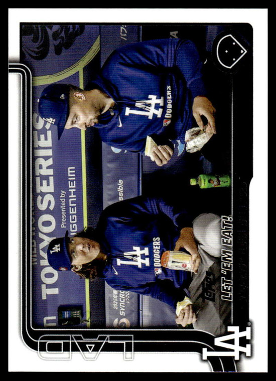 2025 Topps Update #US119 Blake Snell/Tyler Glasnow Veteran Combos NM-MT Los Angeles Dodgers 