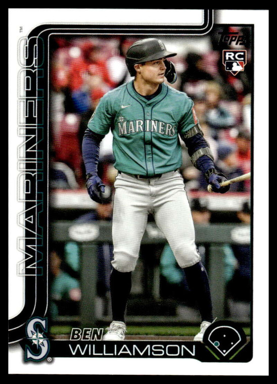 2025 Topps Update #US130 Ben Williamson NM-MT RC Rookie Seattle Mariners 