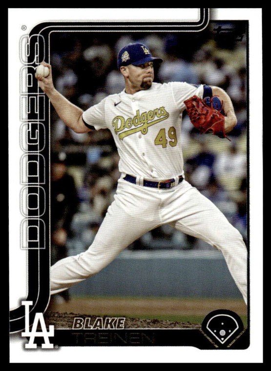 2025 Topps Update #US133 Blake Treinen NM-MT Los Angeles Dodgers 