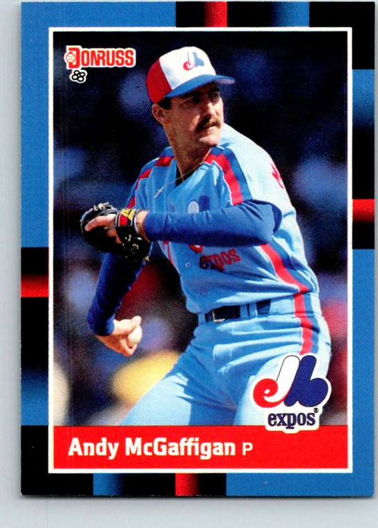 1988 Donruss #380 Andy McGaffigan NM-MT Montreal Expos 