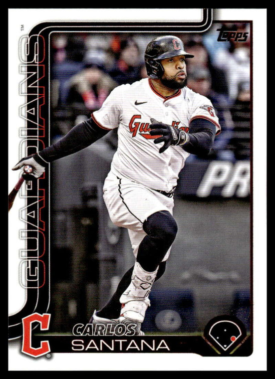 2025 Topps Update #US148 Carlos Santana NM-MT Cleveland Guardians 