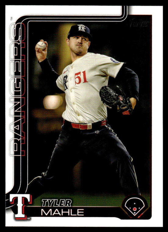 2025 Topps Update #US152 Tyler Mahle NM-MT Texas Rangers 