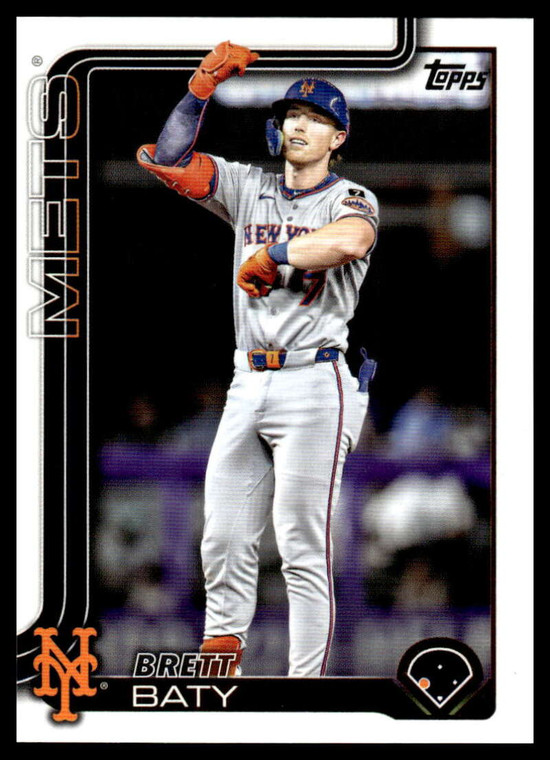 2025 Topps Update #US155 Brett Baty NM-MT New York Mets 