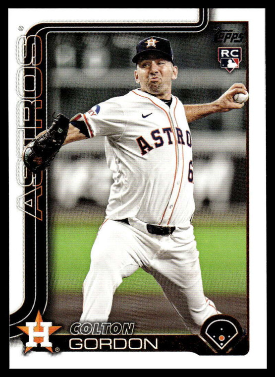2025 Topps Update #US157 Colton Gordon NM-MT RC Rookie Houston Astros 