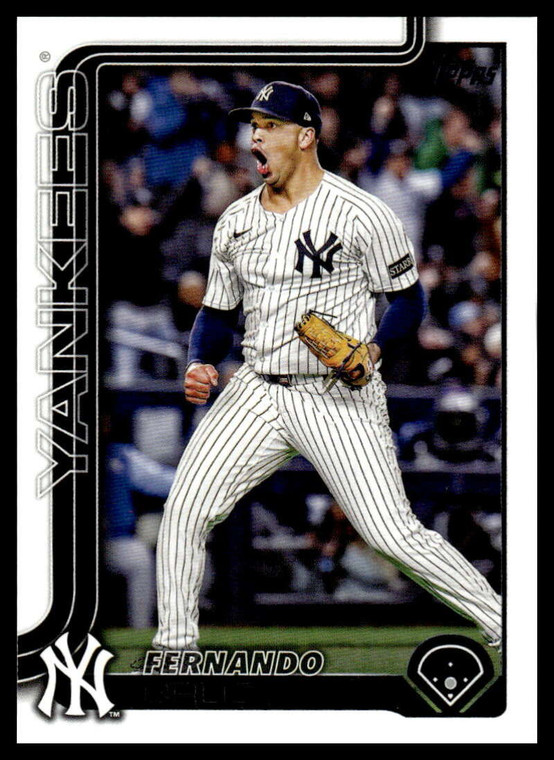 2025 Topps Update #US163 Fernando Cruz NM-MT New York Yankees 