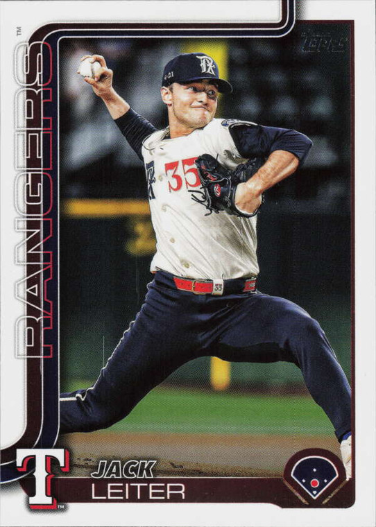 2025 Topps Update #US165 Jack Leiter NM-MT Texas Rangers 