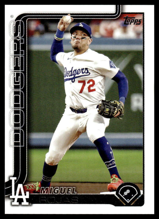2025 Topps Update #US166 Miguel Rojas NM-MT Los Angeles Dodgers 