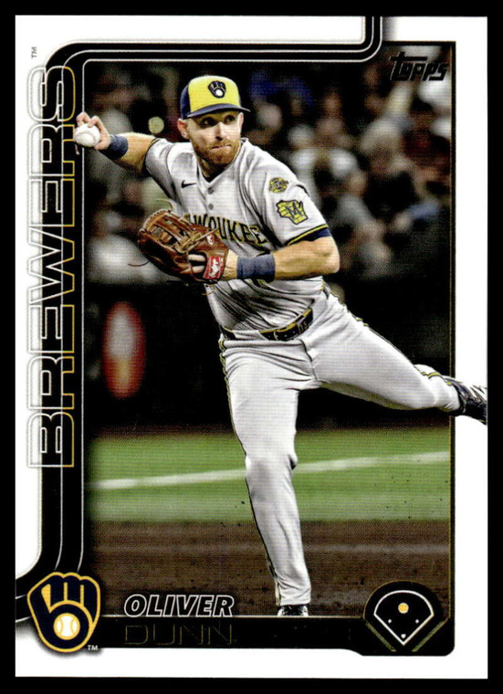 2025 Topps Update #US169 Oliver Dunn NM-MT Milwaukee Brewers 
