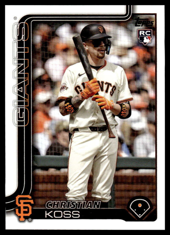 2025 Topps Update #US174 Christian Koss NM-MT RC Rookie San Francisco Giants 