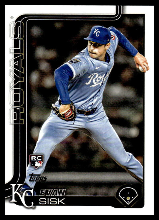2025 Topps Update #US176 Evan Sisk NM-MT RC Rookie Kansas City Royals 