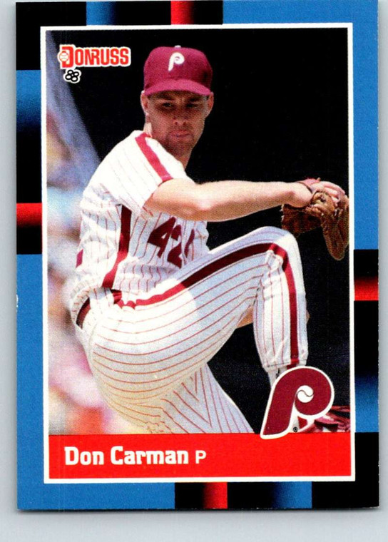 1988 Donruss #385 Don Carman NM-MT Philadelphia Phillies 