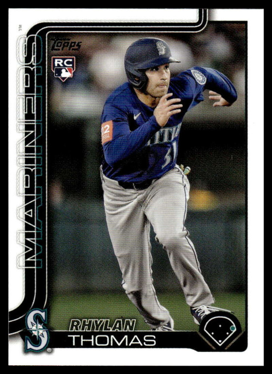 2025 Topps Update #US196 Rhylan Thomas NM-MT RC Rookie Seattle Mariners 