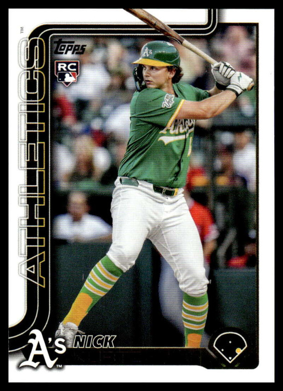 2025 Topps Update #US201 Nick Kurtz NM-MT RC Rookie Athletics 