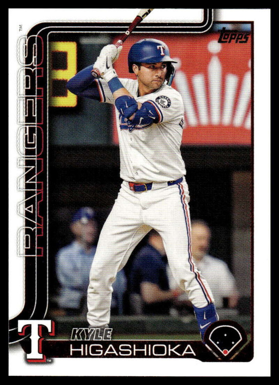 SOLD 191309 2025 Topps Update #US207 Kyle Higashioka NM-MT Texas Rangers 