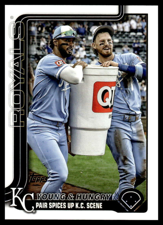2025 Topps Update #US209 Bobby Witt Jr./MJ Melendez Veteran Combos NM-MT Kansas City Royals 