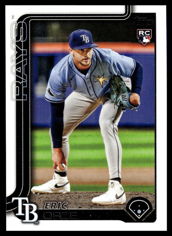 2025 Topps Update #US212 Eric Orze NM-MT RC Rookie Tampa Bay Rays 
