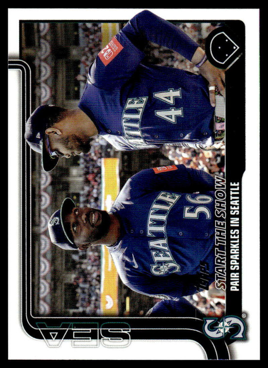 2025 Topps Update #US244 Julio Rodriguez/Randy Arozarena Veteran Combos NM-MT Seattle Mariners 