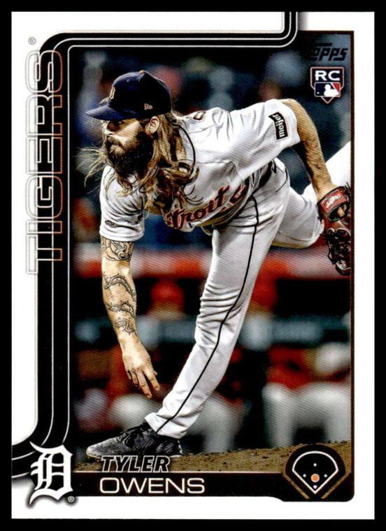 2025 Topps Update #US247 Tyler Owens NM-MT RC Rookie Detroit Tigers 