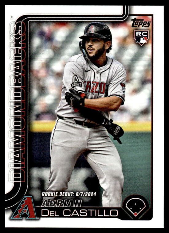 2025 Topps Update #US267 Adrian Del Castillo Rookie Debut NM-MT Arizona Diamondbacks 