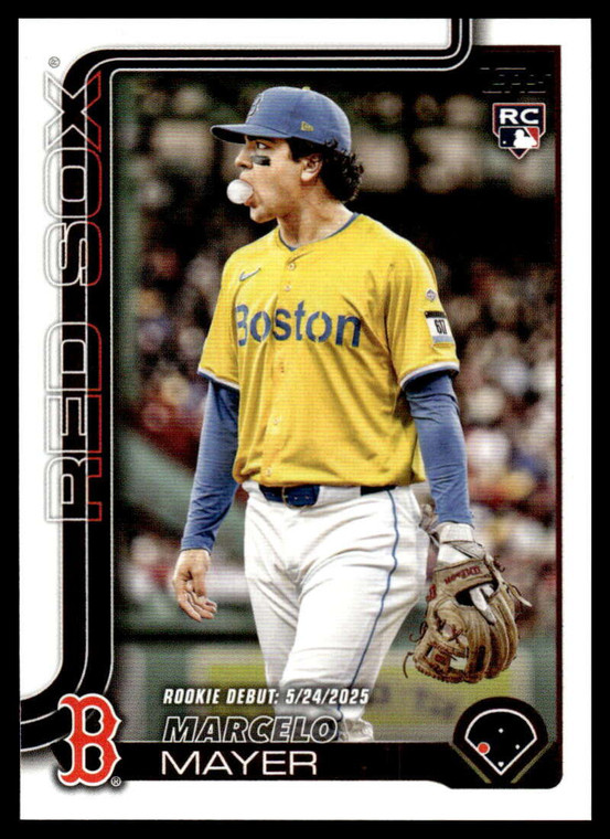 2025 Topps Update #US276 Marcelo Mayer Rookie Debut NM-MT Boston Red Sox 