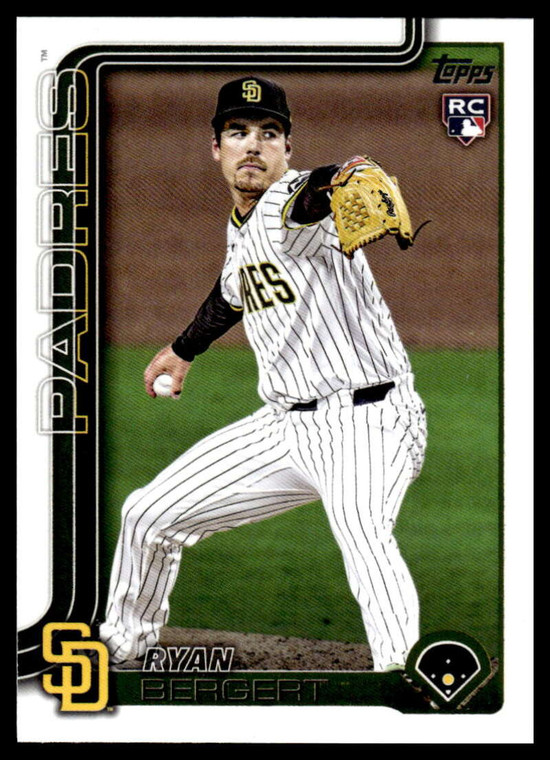 2025 Topps Update #US295 Ryan Bergert NM-MT RC Rookie San Diego Padres 