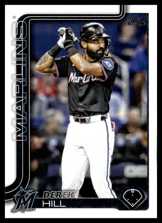 2025 Topps Update #US305 Derek Hill NM-MT Miami Marlins 