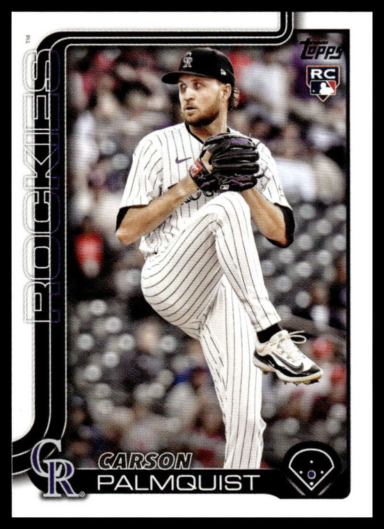 2025 Topps Update #US321 Carson Palmquist NM-MT RC Rookie Colorado Rockies 