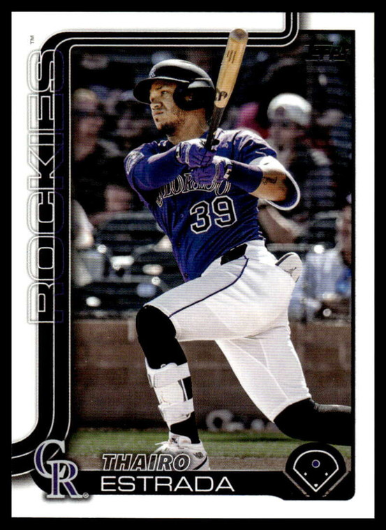 2025 Topps Update #US339 Thairo Estrada NM-MT Colorado Rockies 