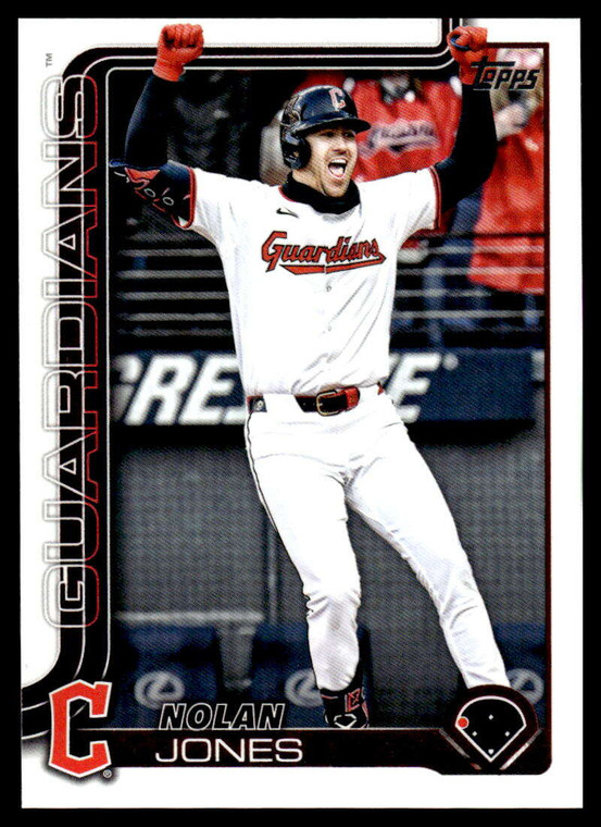 2025 Topps Update #US341 Nolan Jones NM-MT Cleveland Guardians 
