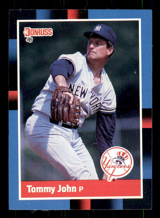 1988 Donruss #401 Tommy John NM-MT New York Yankees 