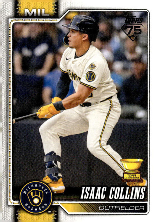 2026 Topps #202 Isaac Collins NM-MT Milwaukee Brewers 