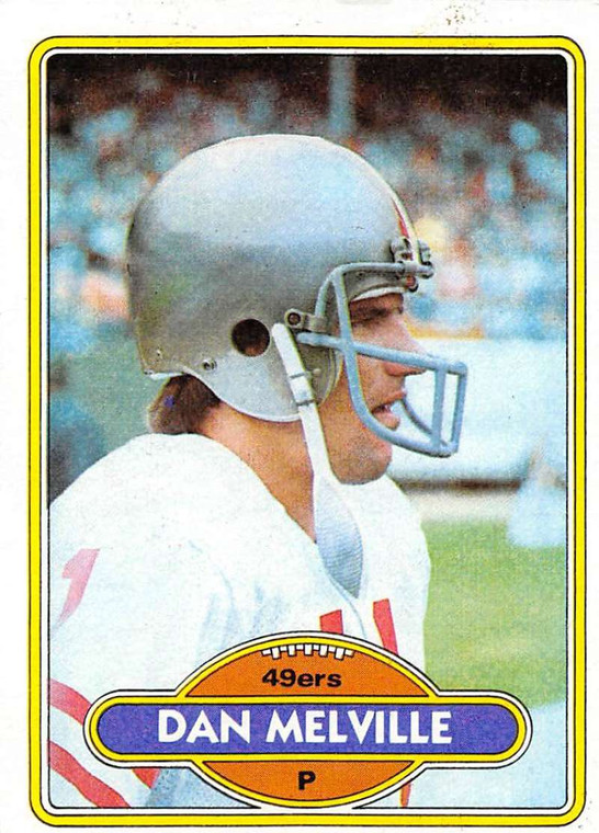 1980 Topps #11 Dan Melville VG  San Francisco 49ers 